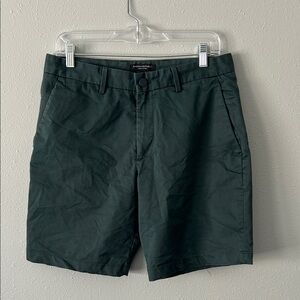 Banana Republic Dark Green Aiden Shorts